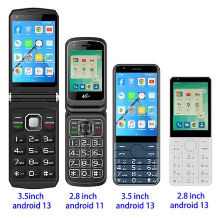 3.5 inch touch screen 4g flip phone android