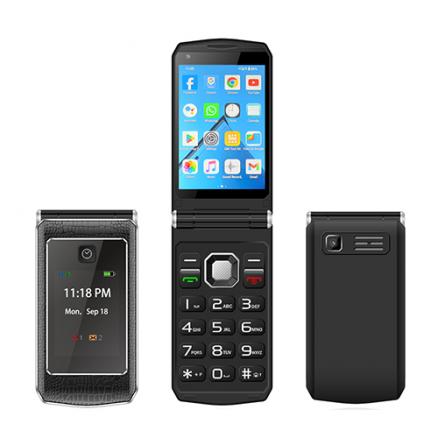 3.5 inch touch screen 4g flip phone android